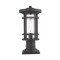 Z-Lite Jordan 1 Light Outdoor Pier Mounted Fixture, Oil Rubbed Bronze And Clear Seedy 570PHM-533PM-ORB - alternate 1